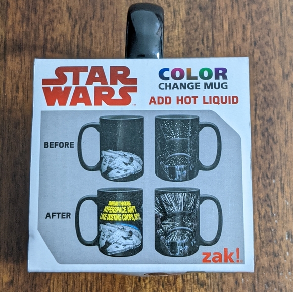 Star Wars Lightspeed Millennium Falcom Color Changing Coffee Mug, NEW, 15 ounce - Picture 1 of 7